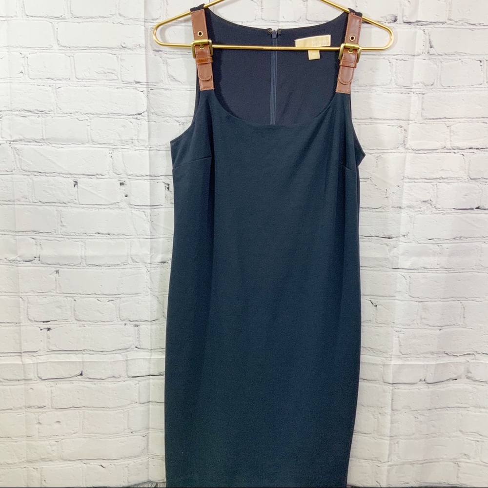 Michael Kors Navy Blue Dress W/Belt Size M